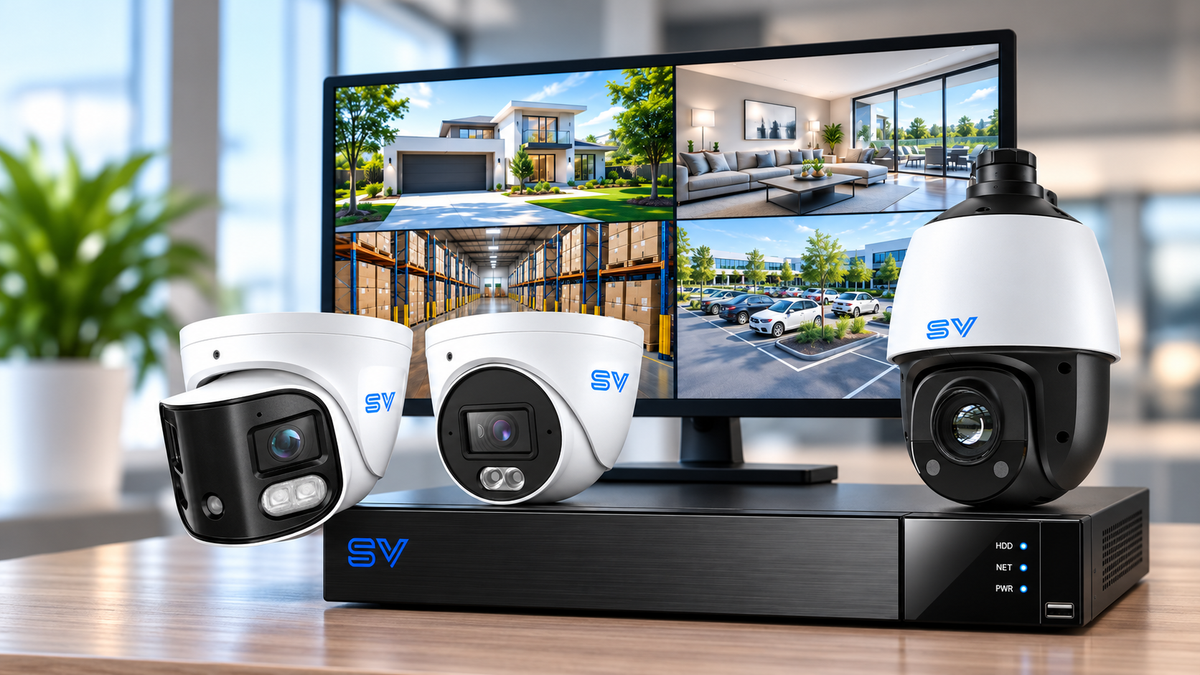 TVT SV CCTV cameras and recorder